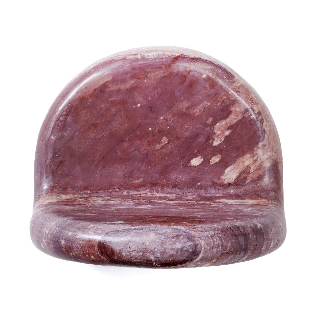 Other Face To Face Red Marble 1 Shelf by Jean Pascal Levy-Trumet For Sale