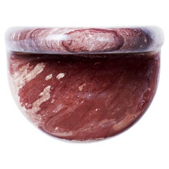 Face To Face Red Marble 1 Shelf di Jean Pascal Levy-Trumet