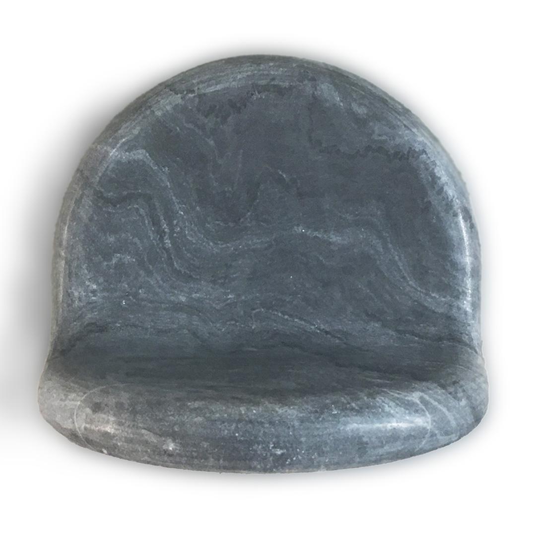Face To Face Silvara Marble 1 Shelf by Jean Pascal Levy-Trumet
Limited Edition.
Dimensions: D 33,95 x W 33,95 x H 40 cm.
Materials: Silvara marble.

After graduating from 4 years of studies of scenography at Ecole Nationale Supérieure des Arts