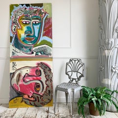 Faces in My Head, Outsider Artist Drew, 2020