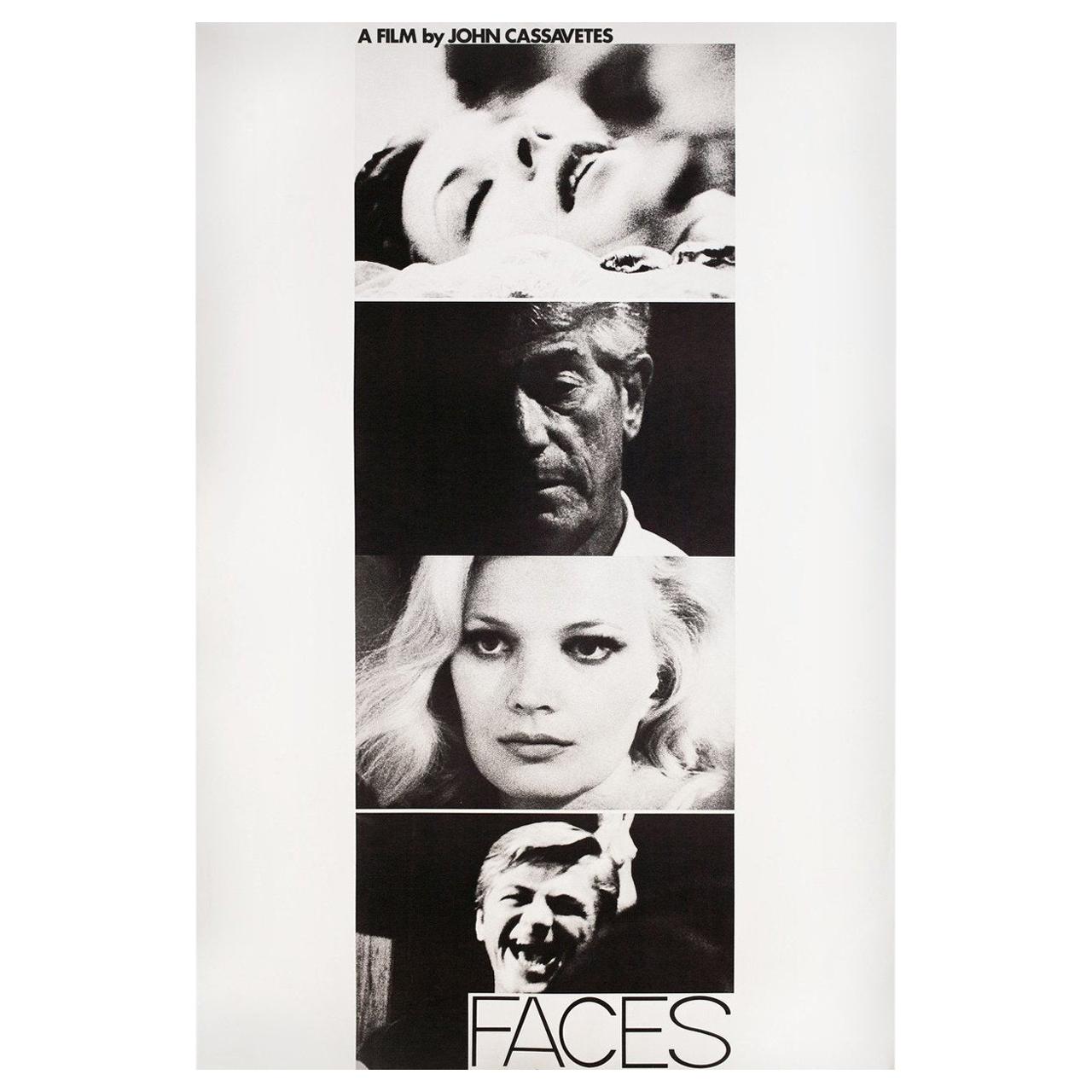 "Faces" R1980s U.S. Film Poster