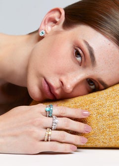 Faces Solitaire Ring