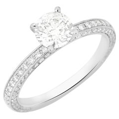 Faces Solitaire Ring