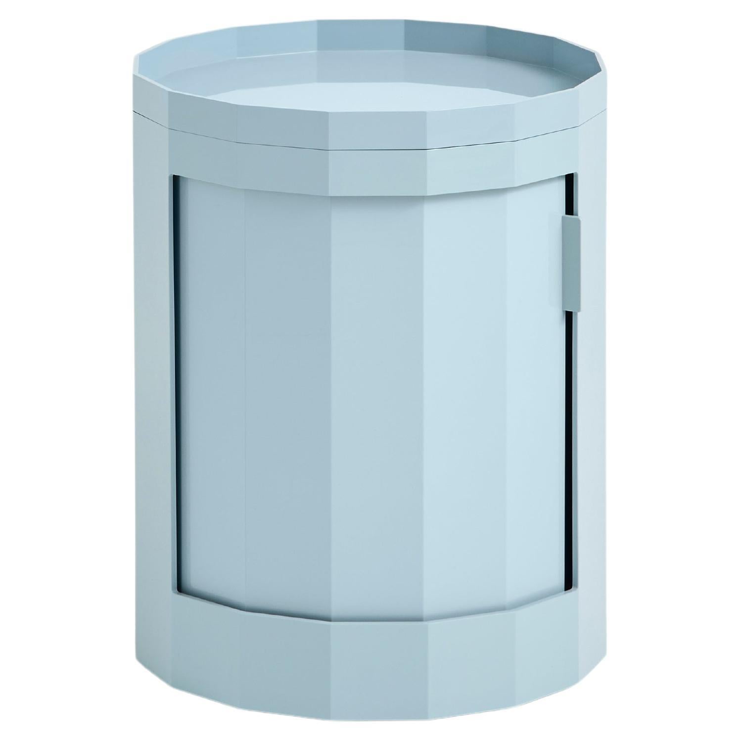 Facet Cabinet Low, Misty Blue, ABS by Stefan Scholten for Hay