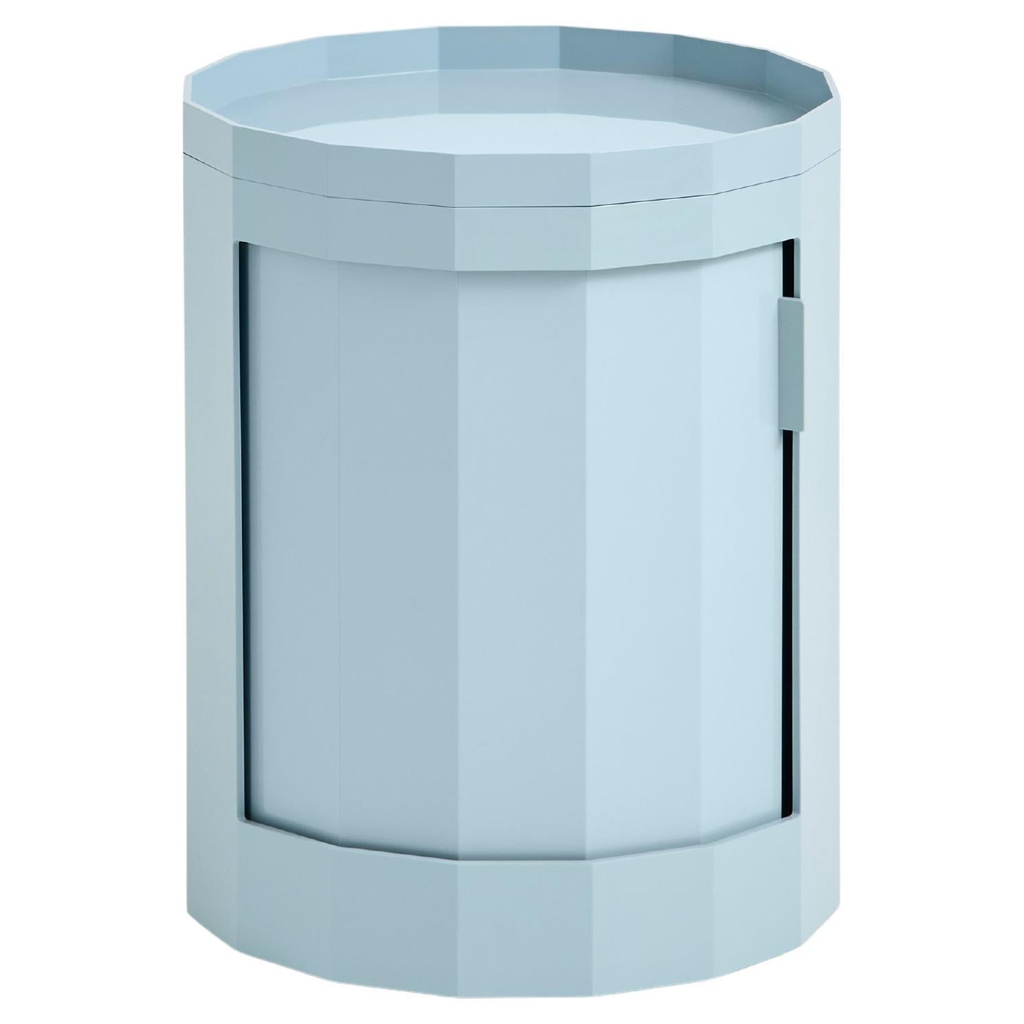 Meuble de rangement Low Facet bleu brumeux, ABS de Stefan Scholten pour Hay en vente