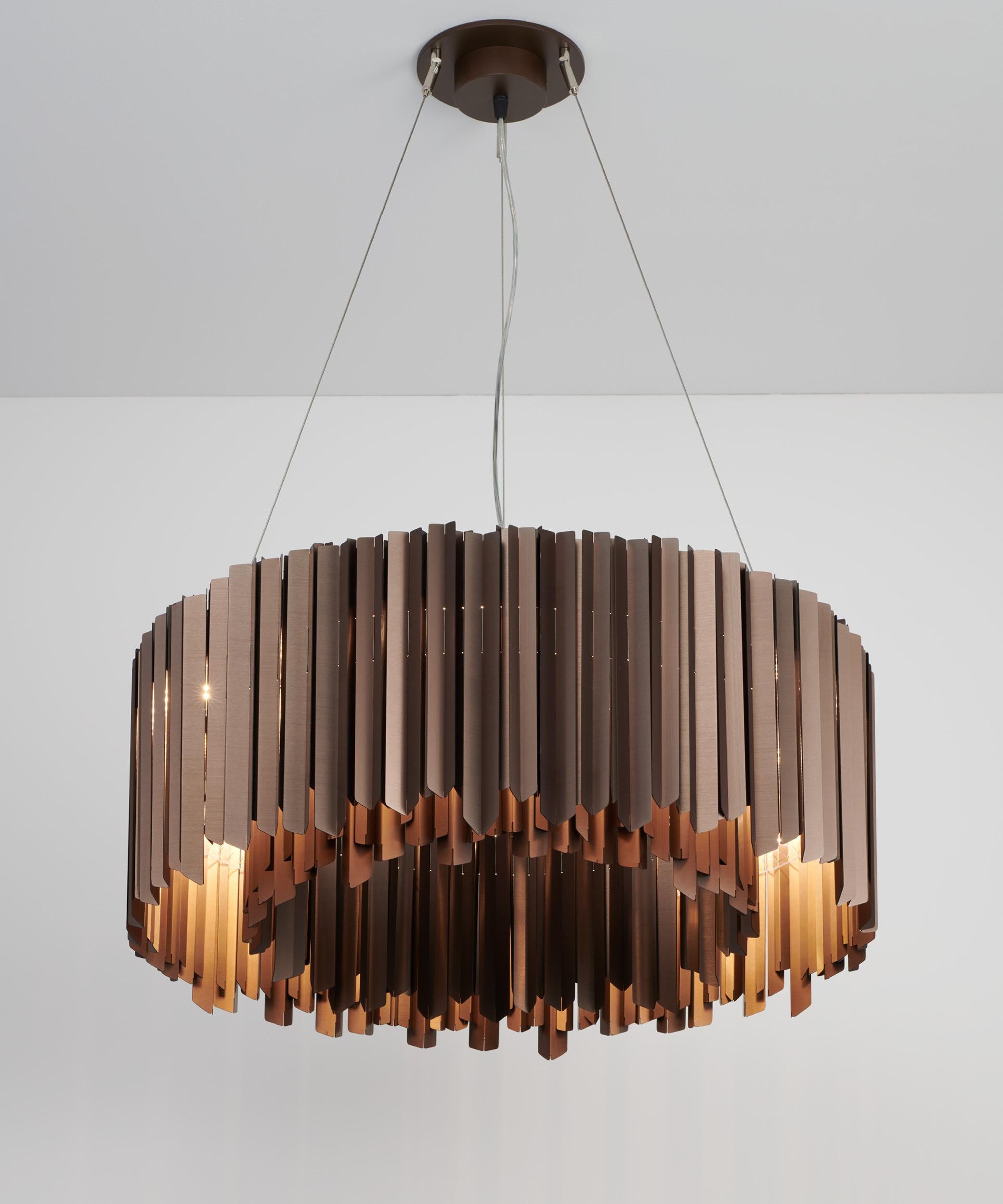 Modern Facet Chandelier 700mm / 27.5