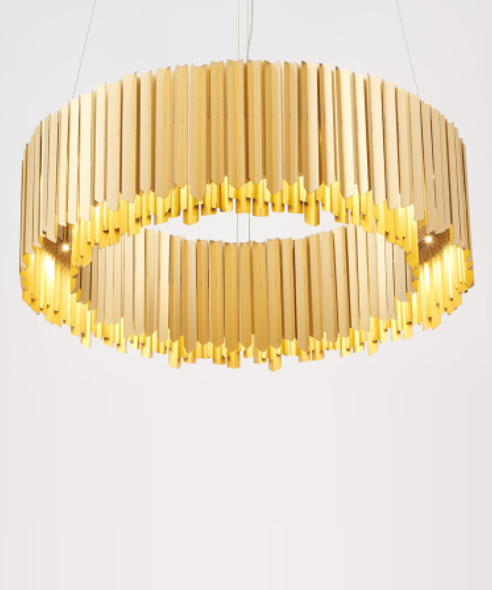 Contemporary Facet Chandelier 700mm / 27.5