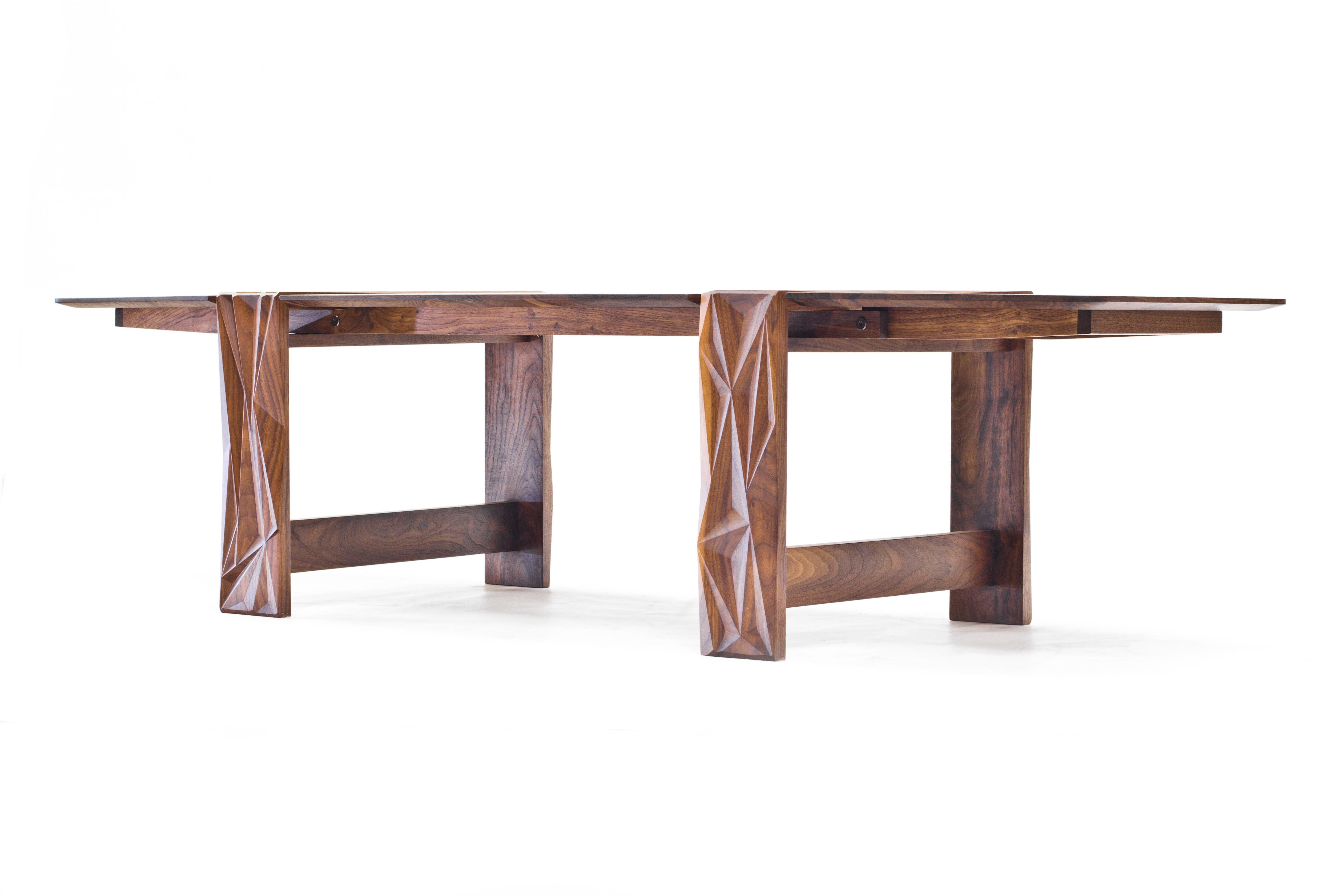 Modern Facet Coffee Table in Oiled Walnut by Davin Larkin for Wooda For Sale