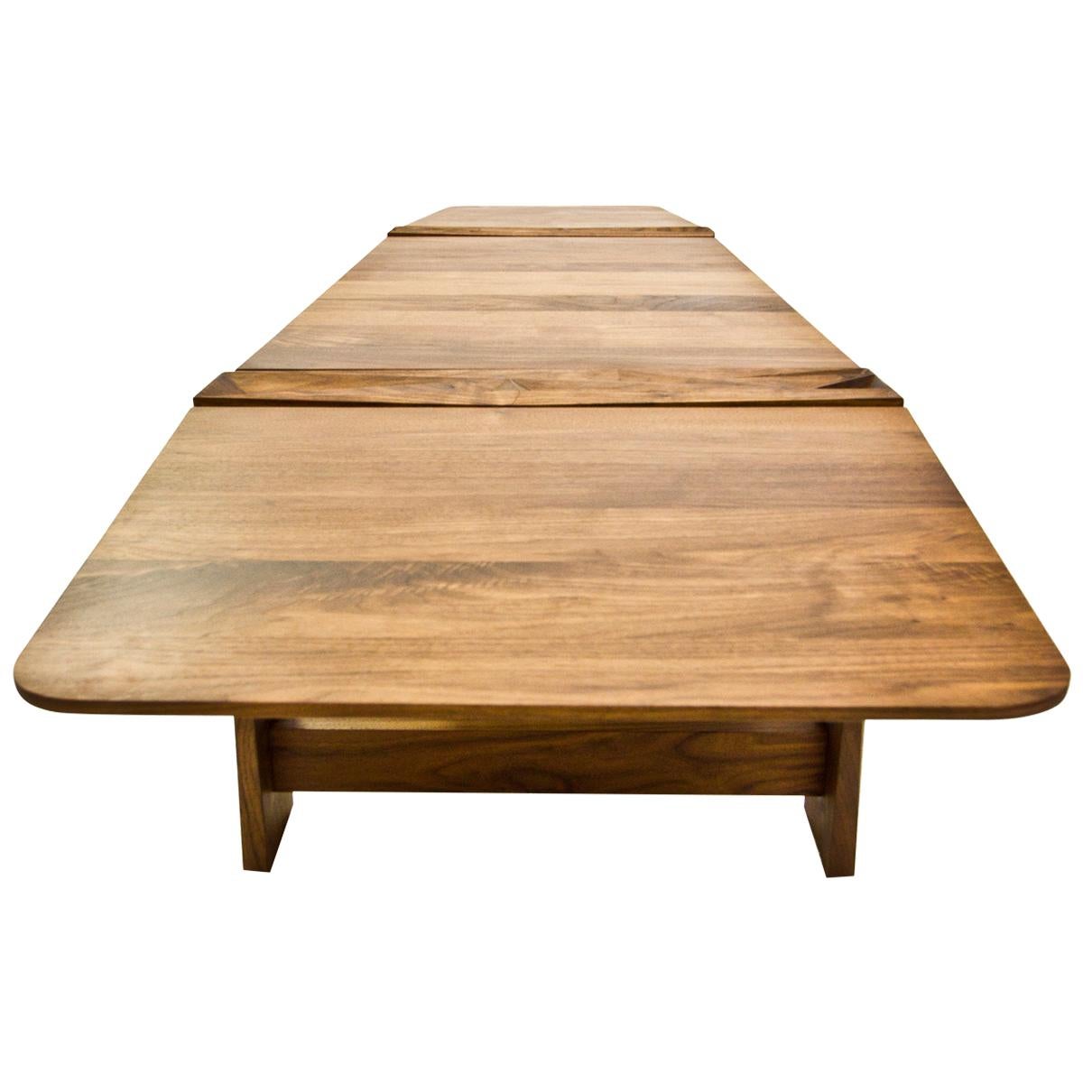 Modern Facet Dining Table in Oiled Walnut by Davin Larkin for Wooda For Sale