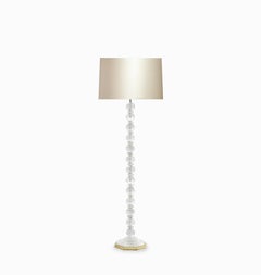 Facet Globe Rock Crystal Floor Lamp by Phoenix