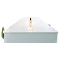 Facet Hanging Room Divider in White