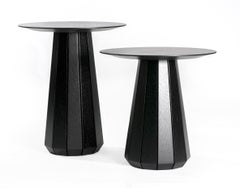 Facet Tables by Mool, Coffee and Side Tables, natural veneer.