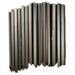 Facet Wall Light in Polished Black Nickel by Tom Kirk, UL Listed