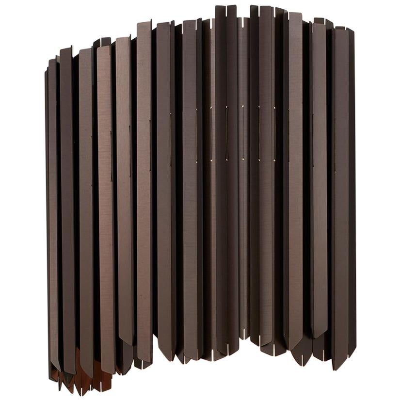 Facet Wall Light by Tom Kirk in Satin Bronze