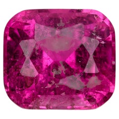 Facettierter afghanischer Rubellit Turmalin Edelstein, 3 Karat
