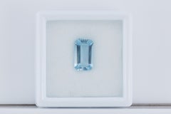 Faceted aquamarine octagon, 1.45 cts