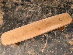 Faceted Bench in Oak by Loose Fit, UK