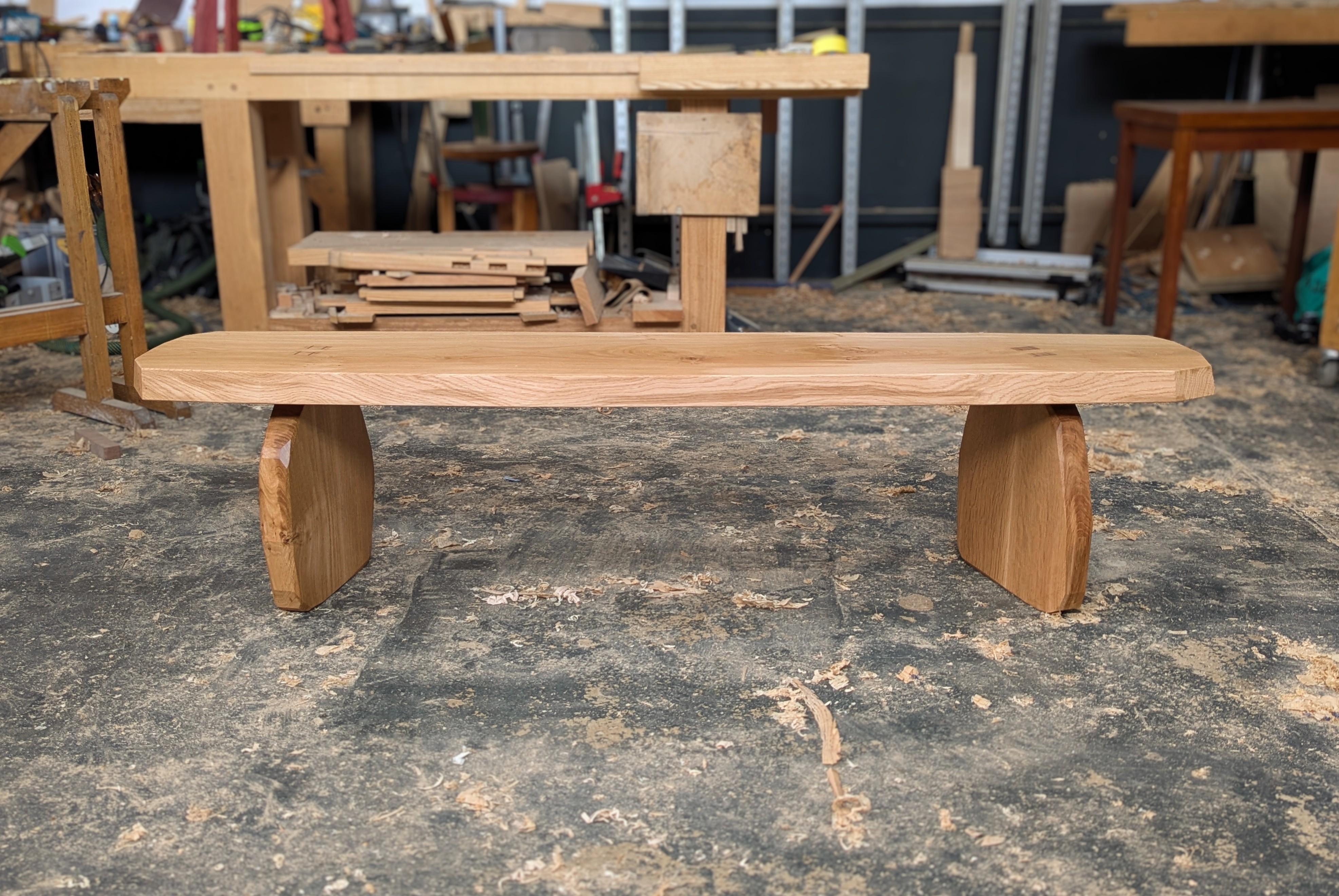 Banco Facetado en Roble by Loose Fit, UK Carpintería en venta