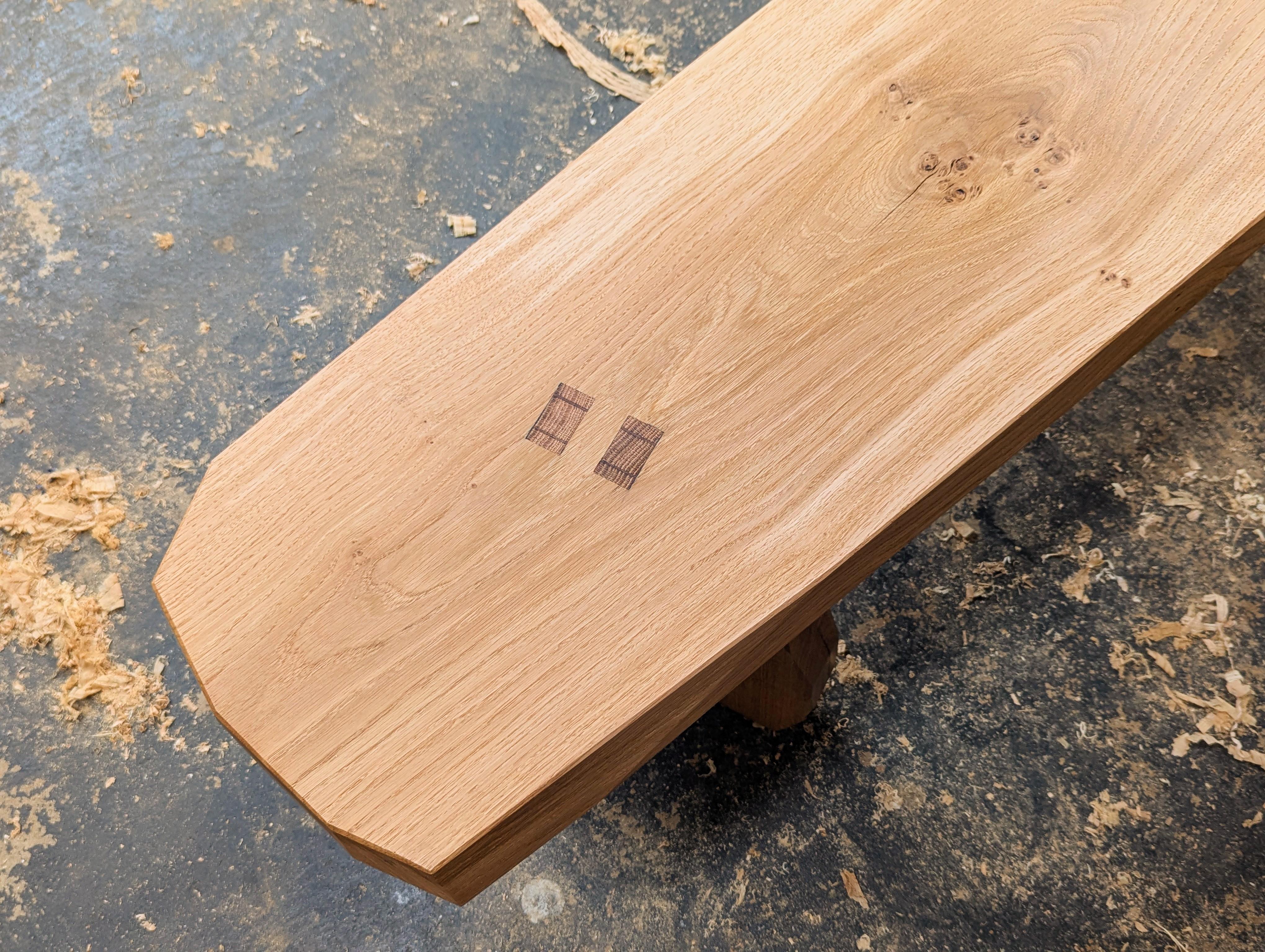 Banco Facetado en Roble by Loose Fit, UK Madera dura en venta