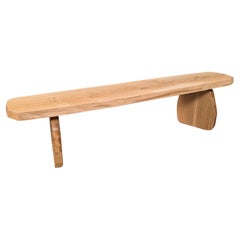Faceted Bench in Oak by Loose Fit, UK