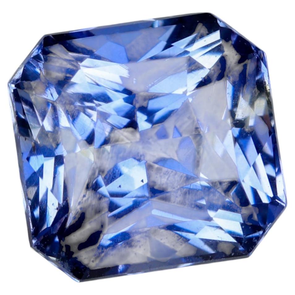 Faceted blue sapphire, 1.56 ct