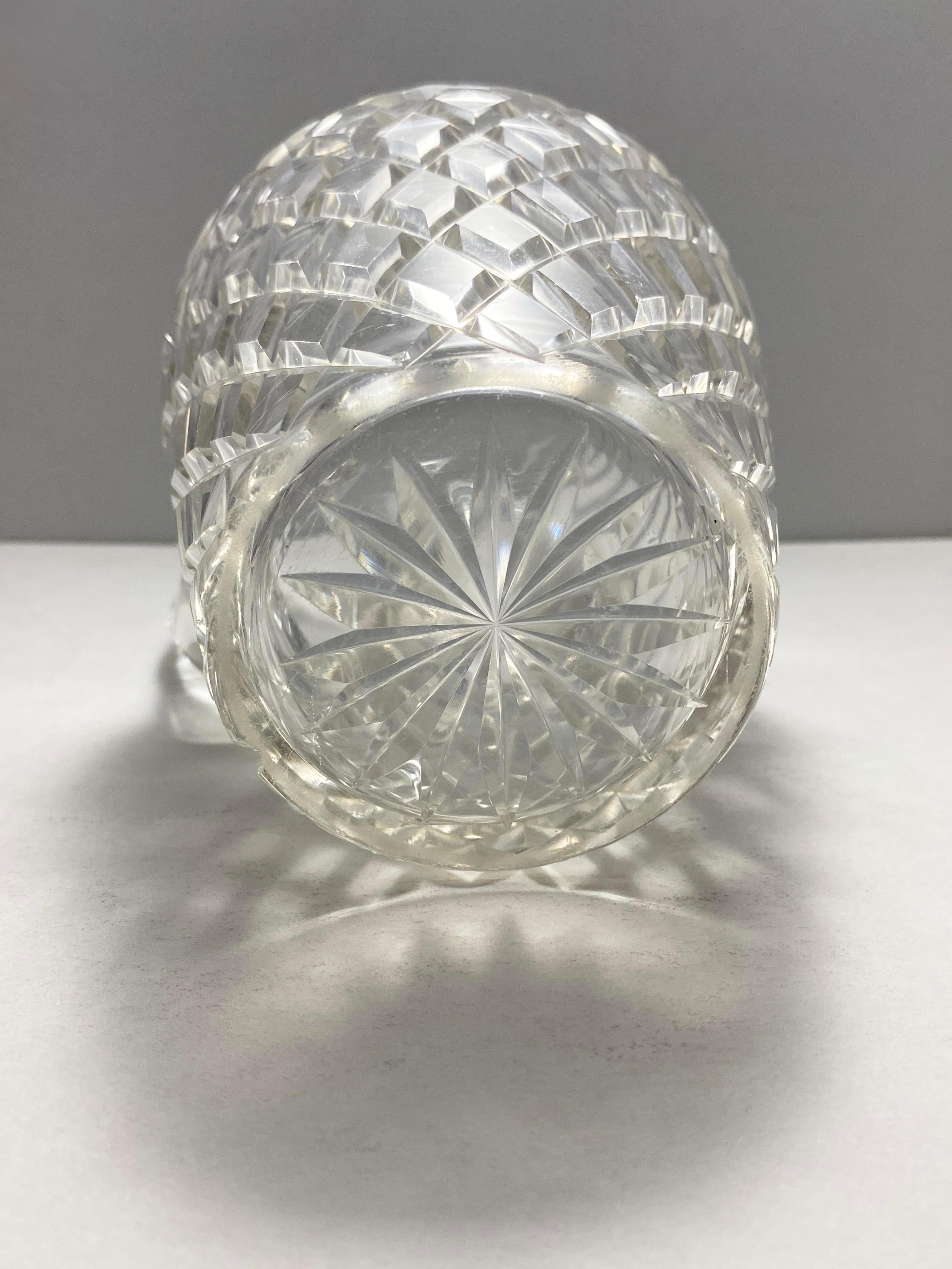 Faceted Crystal Pitcher from Andre Leon Talley's Private Collection For Sale 6