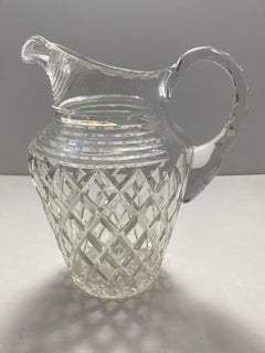 Faceted crystal pitcher owned by fashion legend André Leon Talley