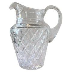 Faceted Crystal Pitcher from Andre Leon Talley's Private Collection