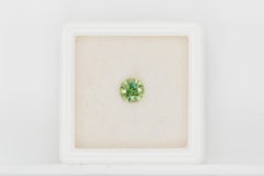 Faceted demantoid garnet, 0.51 ct