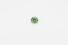 Faceted demantoid garnet, 0.63 ct