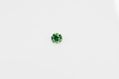 Granato demantoide sfaccettato con buon colore e dispersione, 0,38 ct