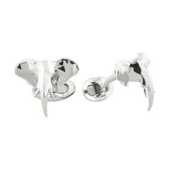 0.6IN long x 0.9IN wide Sterling Silver Elephant Charm 0.6IN long x 0.9IN wide Sterling Silver Elephant Charm