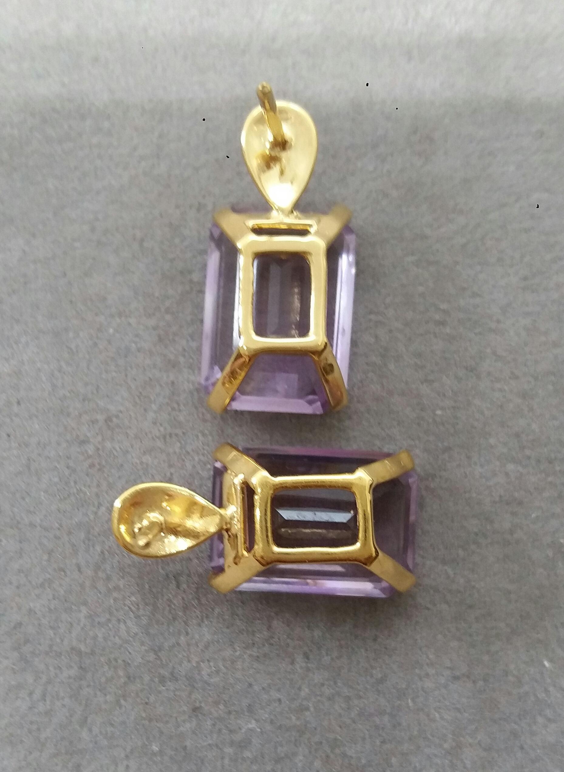14k gold random octagon shape amethyst ring supplier.