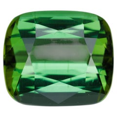 Faceted green tourmaline 3.24 ct
