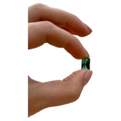 Faceted green tourmaline 5.58 ct