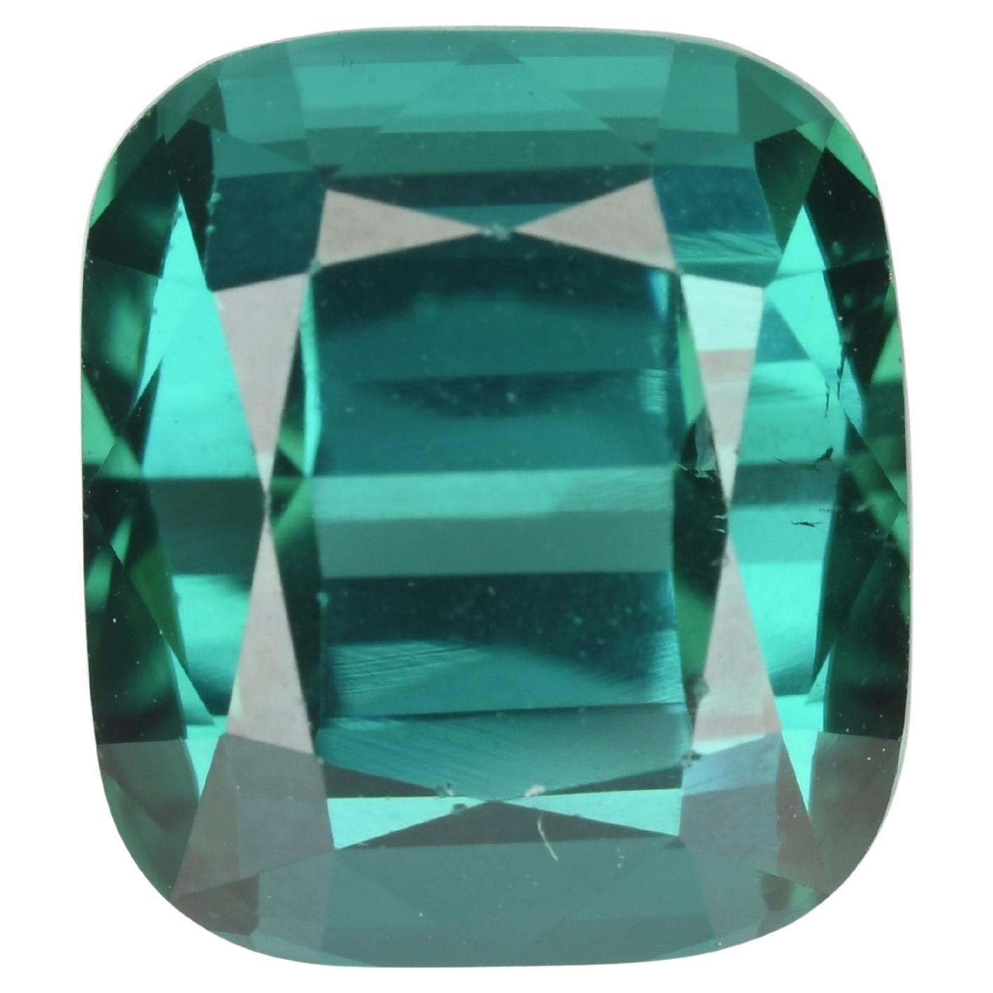 Tourmaline lagon à facettes d'Afghanistan 4,94 ct en vente