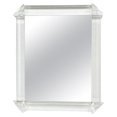 Wandspiegel aus facettiertem Lucit