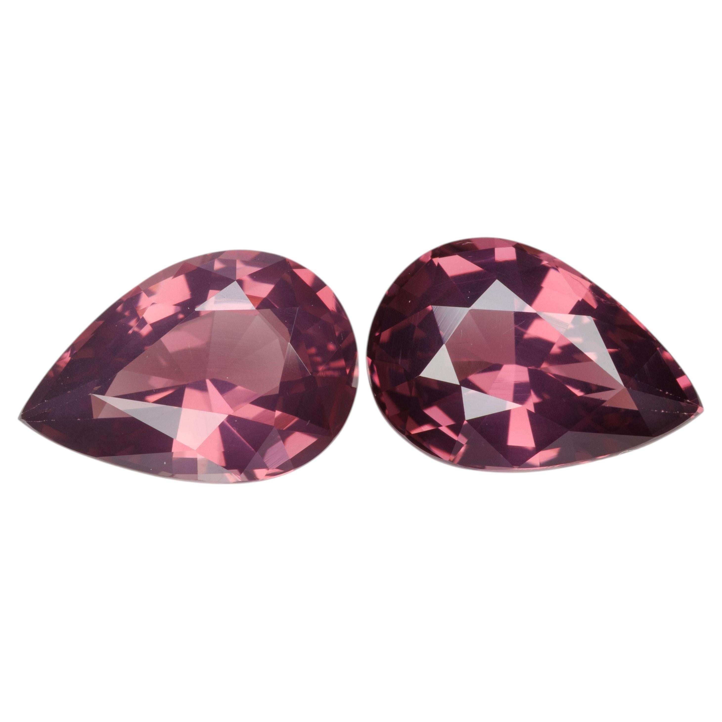 Faceted pearshape spinel, 4.2 cts