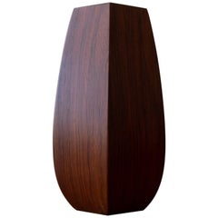 Faceted Rosewood Vase, Denmark