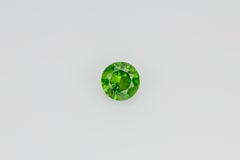 Faceted russian demantoid garnet 0.44 ct