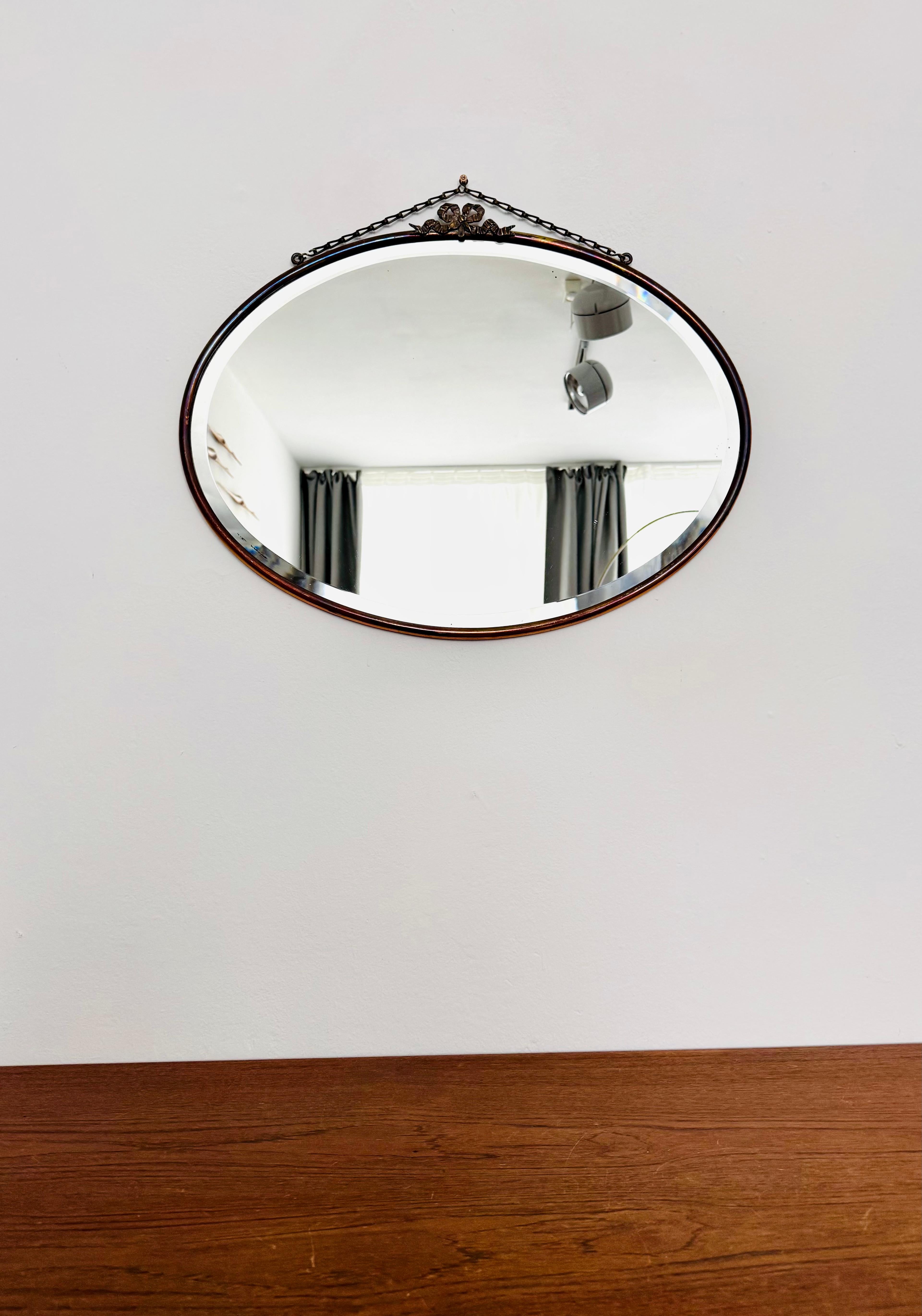 Mid-Century Modern Miroir mural à facettes en vente