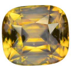 Sphène jaune facetté, 5,55 cts