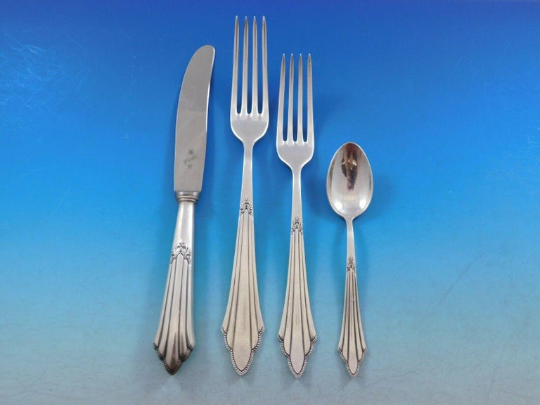 WMF Silver .800 Cutlery - ZURICH Pattern - 5 Piece Place Set / Setting