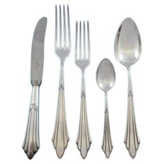 Facher by WMF Silverplated Flatware Service Set 22 Pieces German Matches Fan