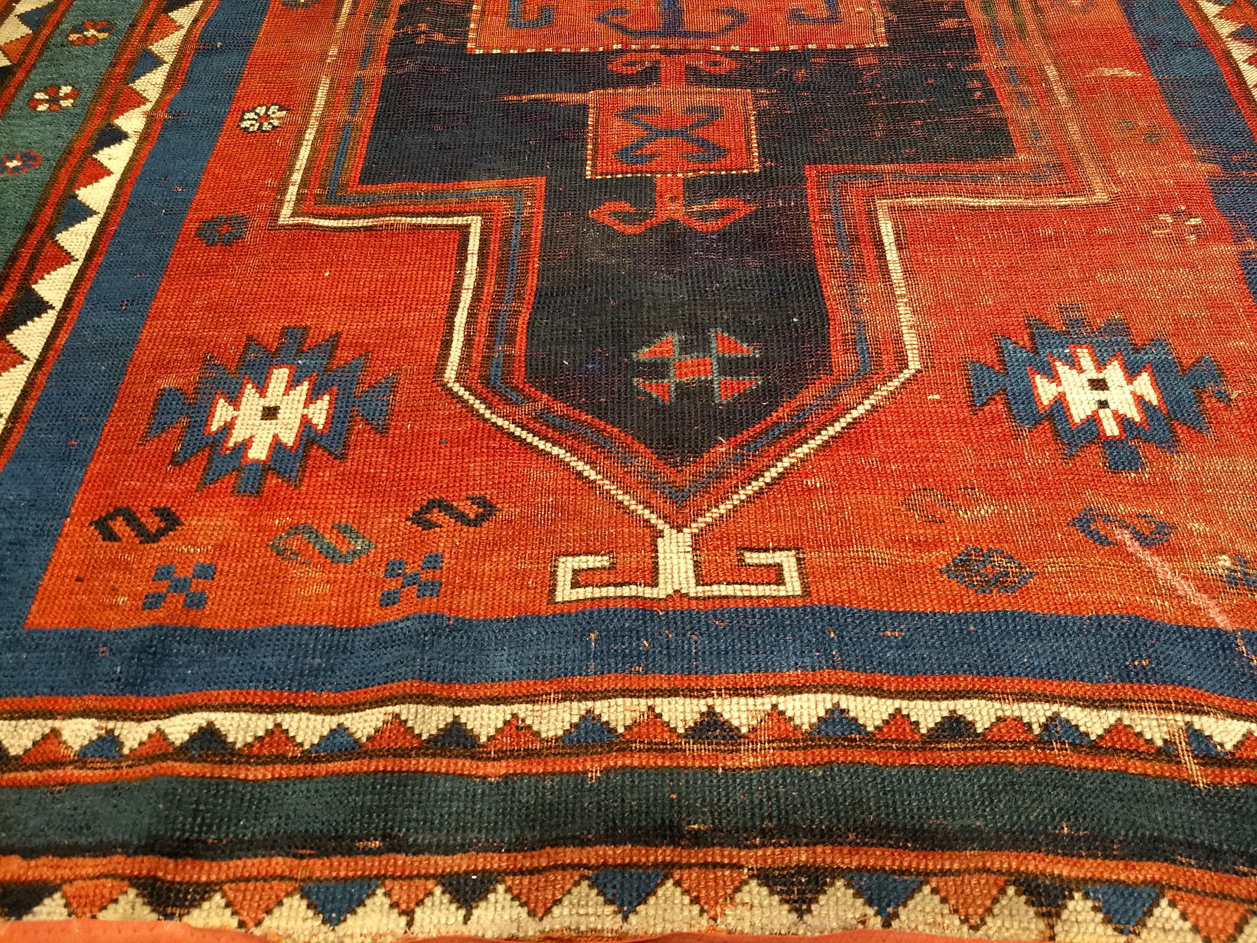 Fachralo Kazak Alfombra de Oración Caucásica en venta 3