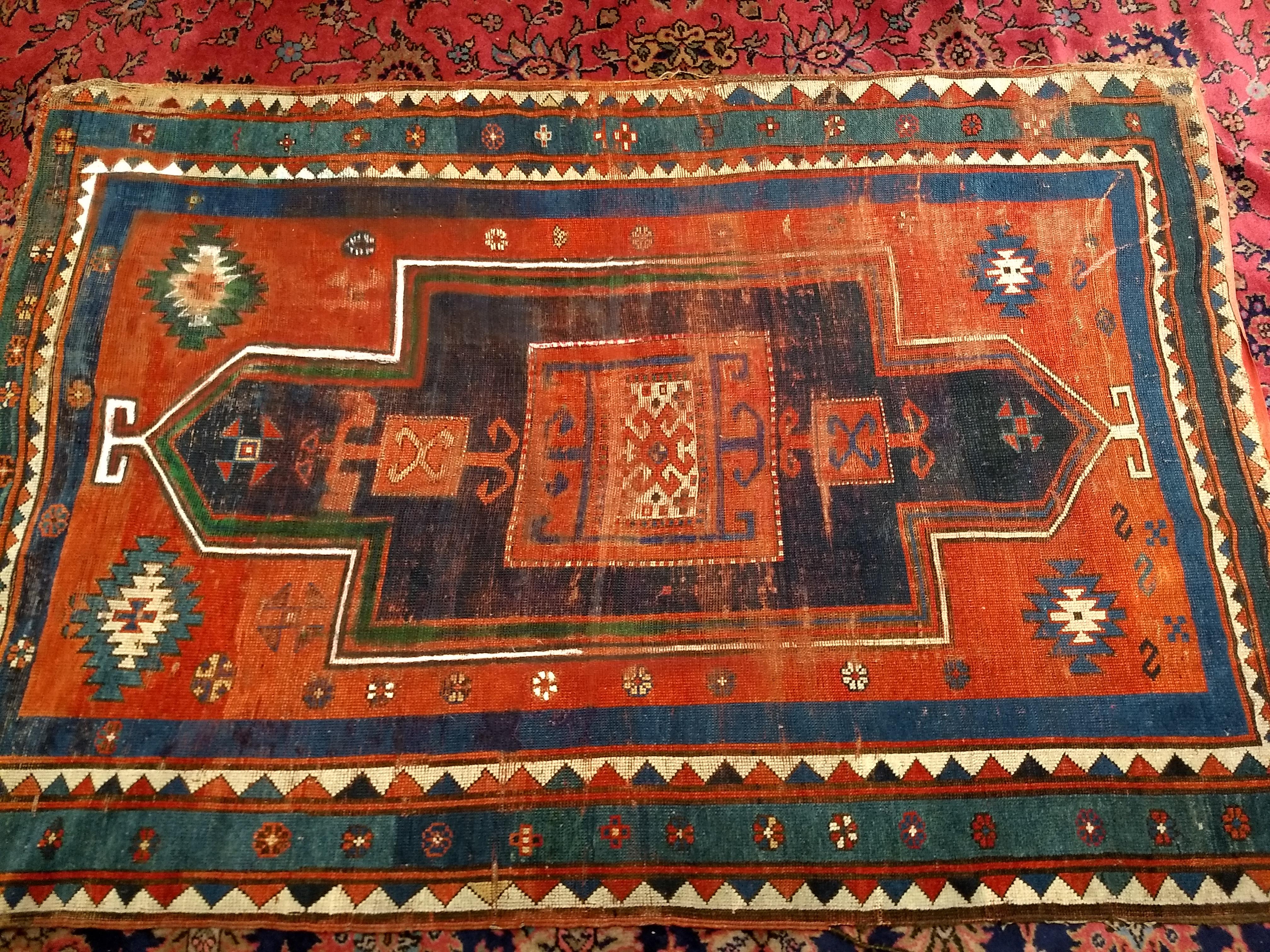 Fachralo Kazak Alfombra de Oración Caucásica en venta 5