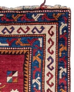 Antico tappeto da preghiera Fachralo Kazak, 1900 ca.
