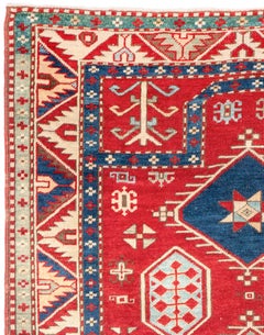 Fachralo Kazak Prayer Rug, Wool, Mid-19th Century, 56" x 43"