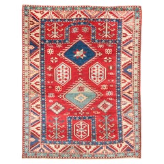 Fachralo Kazak Prayer Rug, Wool, Mid-19th Century, 56" x 43"