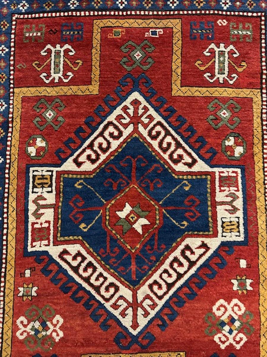 XIX secolo Tappeto Kazako a preghiera Fachralo in vendita